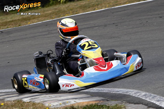 Dylan Buys portret podium kart